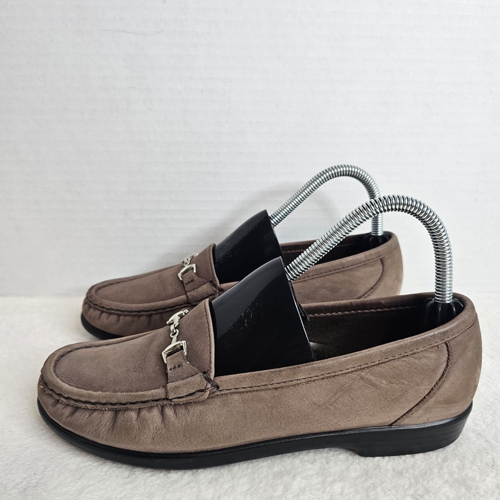 SAS Tripad Comfort Metro/Linen Web Loafers Shoes Women's Size 7.5N Brown